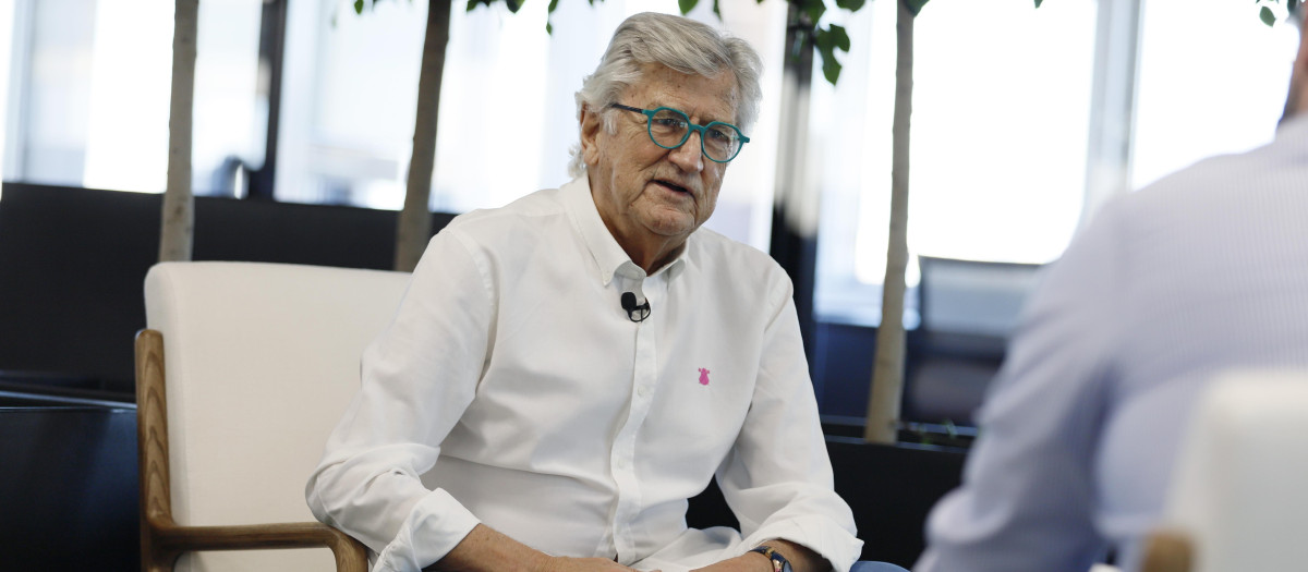 Pepe Domingo Castaño, durante su entrevista en El Debate