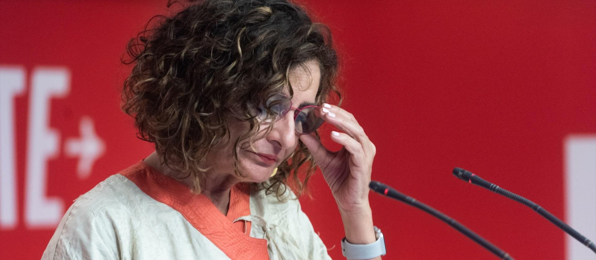 La ministra de Hacienda en funciones, María Jesús Montero.