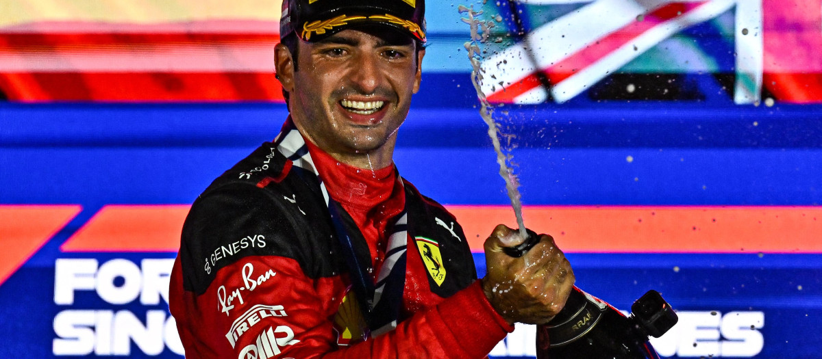 Carlos Sainz consiguió en Singapur su segundo triunfo en F1