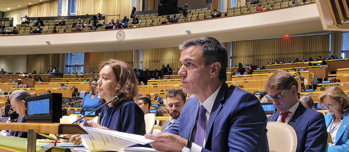 Pedro Sánchez, en la ONU