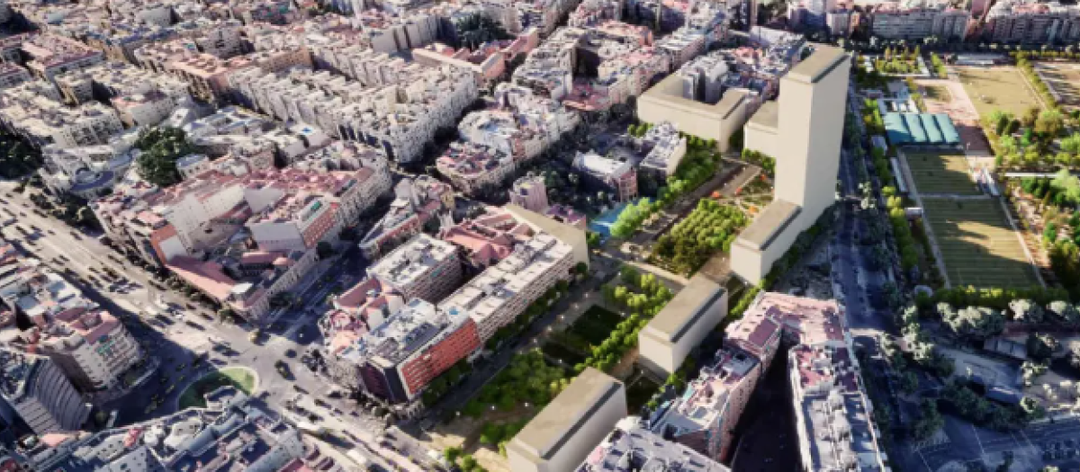 Futuro proyecto en las cocheras en Cuatro Caminos