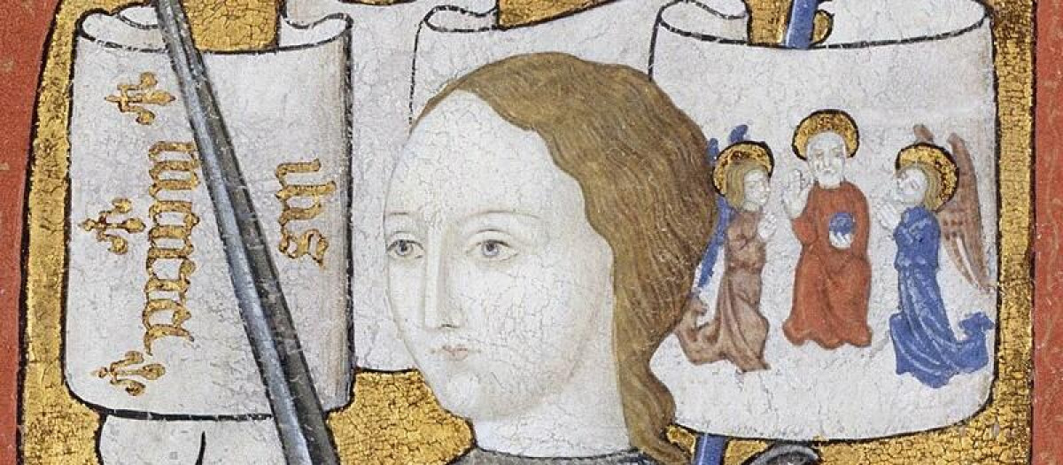 Miniatura de Juana de Arco