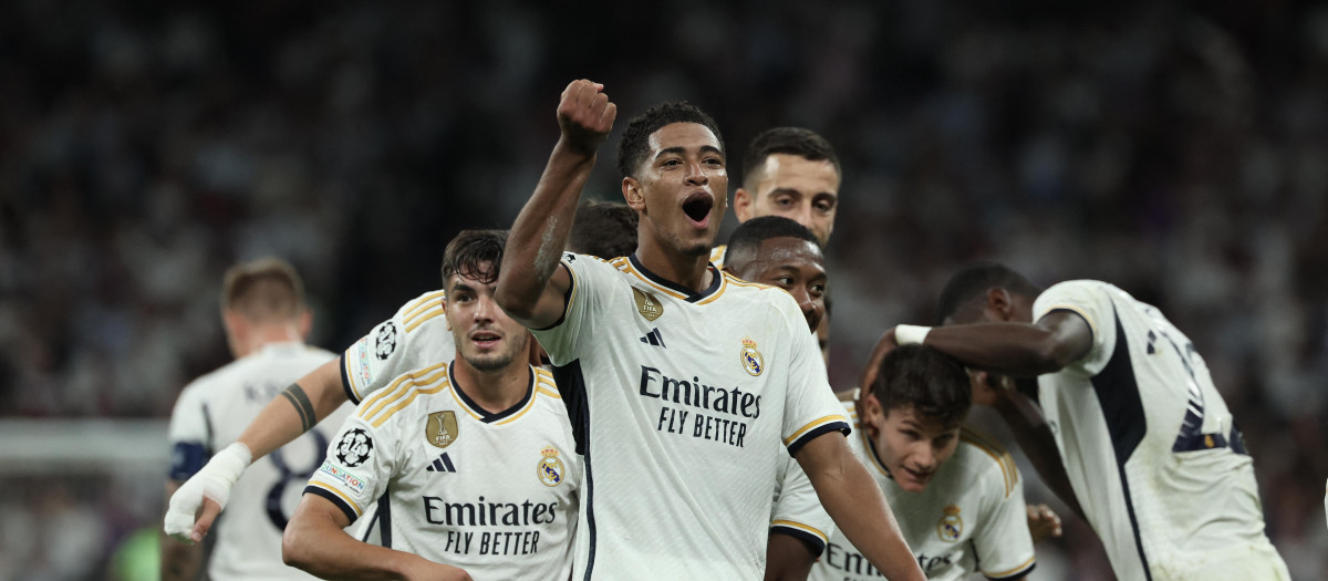 Bellingham marcó el gol de la victoria del Real Madrid en el minuto 94