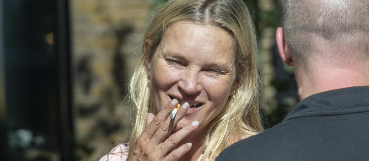 La modelo Kate Moss en una foto reciente en Londres