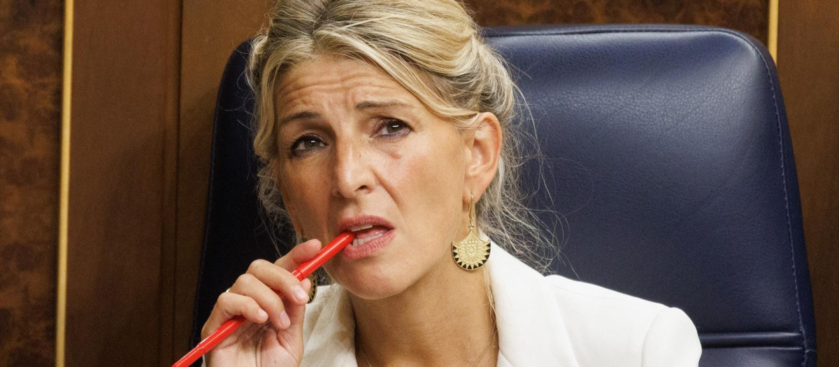 La vicepresidenta segunda del Gobierno y líder de Sumar, Yolanda Díaz