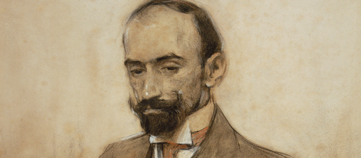 'Retrato de Jacinto Benavente' (1905) de Ramón Casas