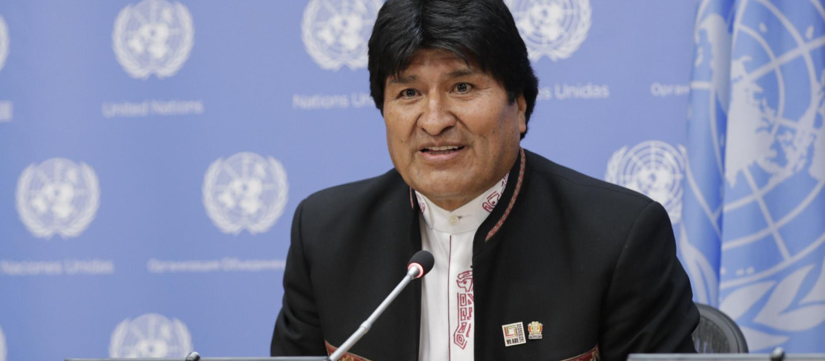 Evo Morales, en un Foro de Naciones Unidas