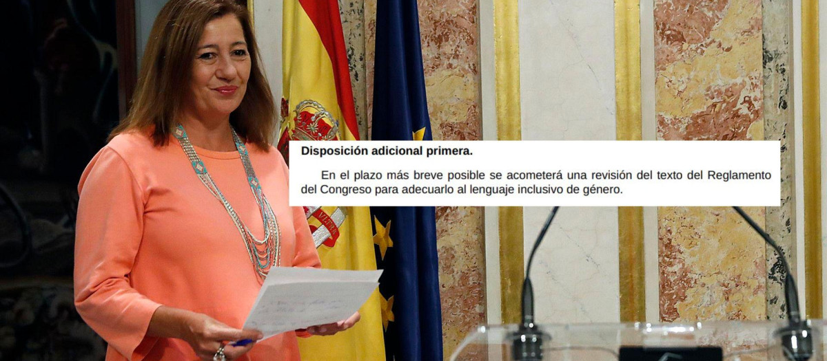 La presidenta del Congreso, Francina Armengol