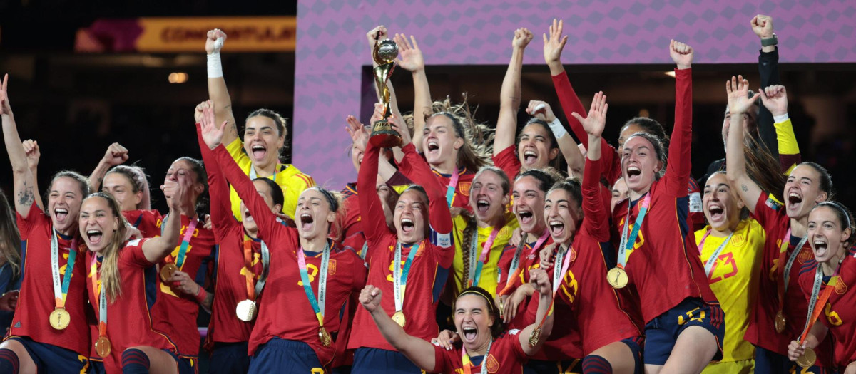 La selección española ganó el Mundial el pasado mes de agosto