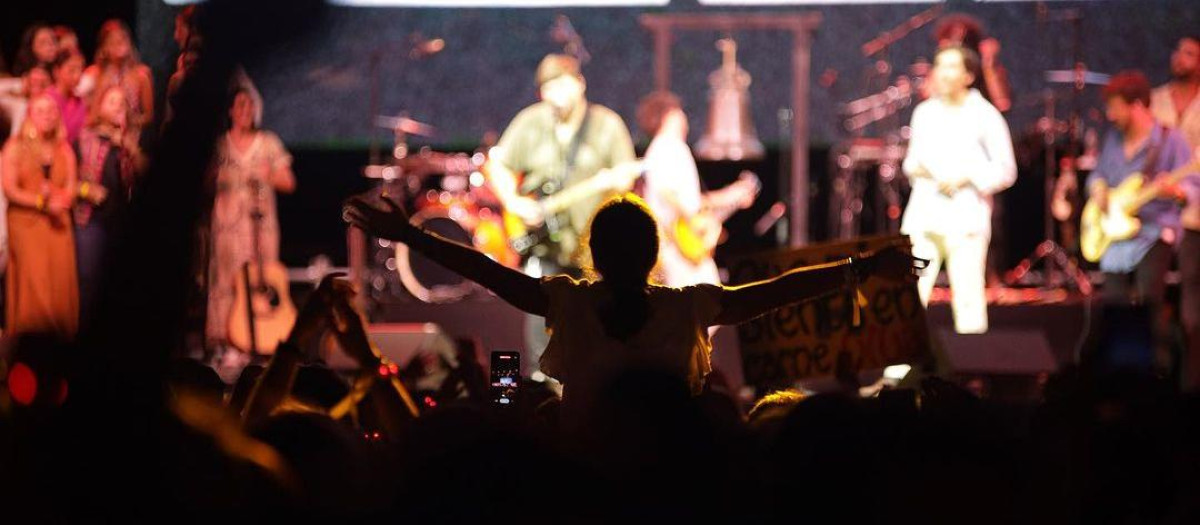Imagen de un concierto de Hakuna