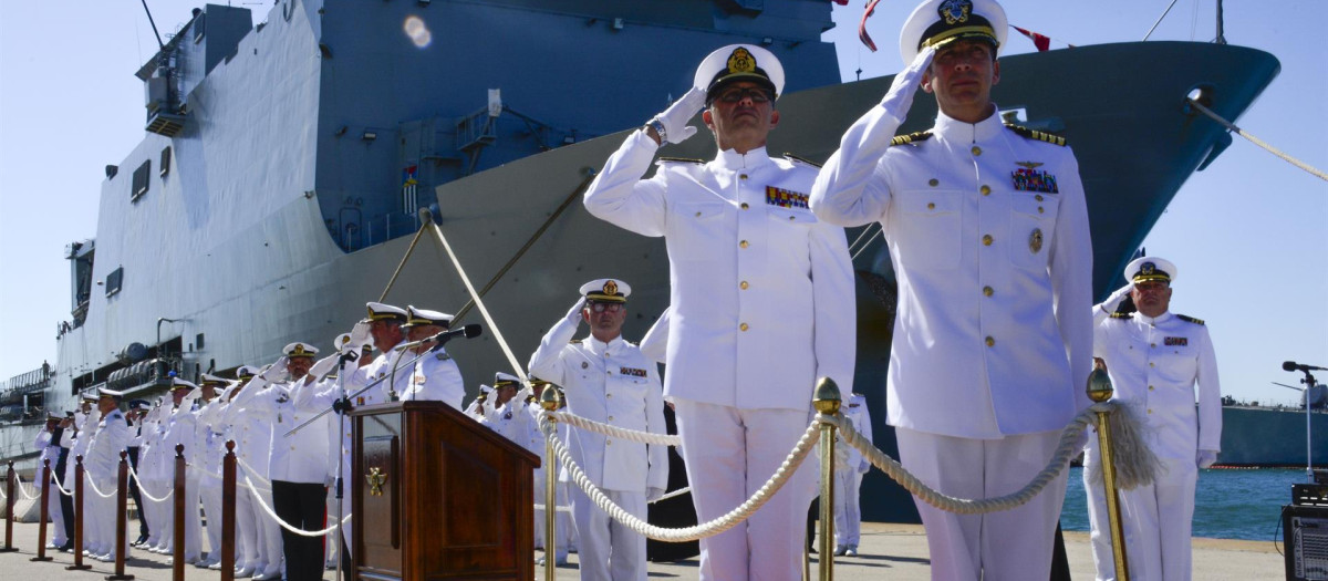 Ceremonia en la Base Naval de Rota por los 70 años de los acuerdos entre España y EE.UU.