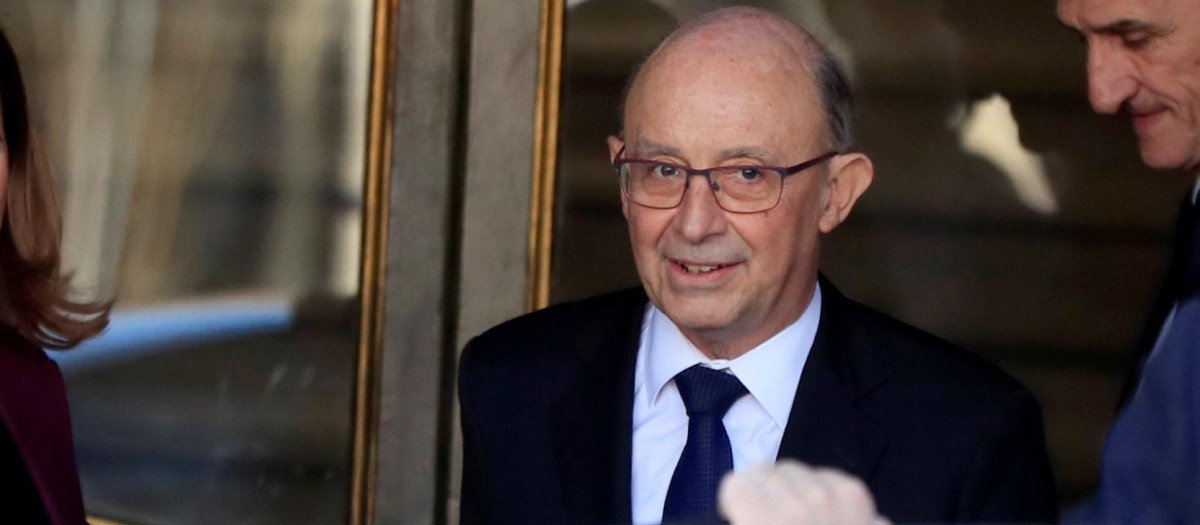 El exministro de Hacienda Cristóbal Montoro, en una imagen de archivo