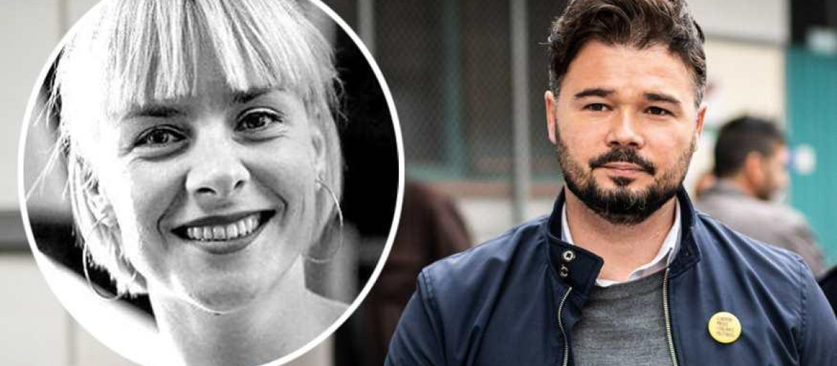 Gabriel Rufián y Marta Pagola