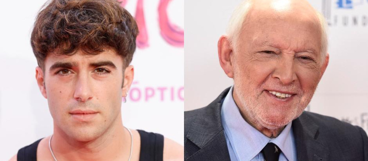 El cantante Álvaro de Luna, a la izquierda, y el actor Álvaro de Luna, fallecido en 2018, a la derecha