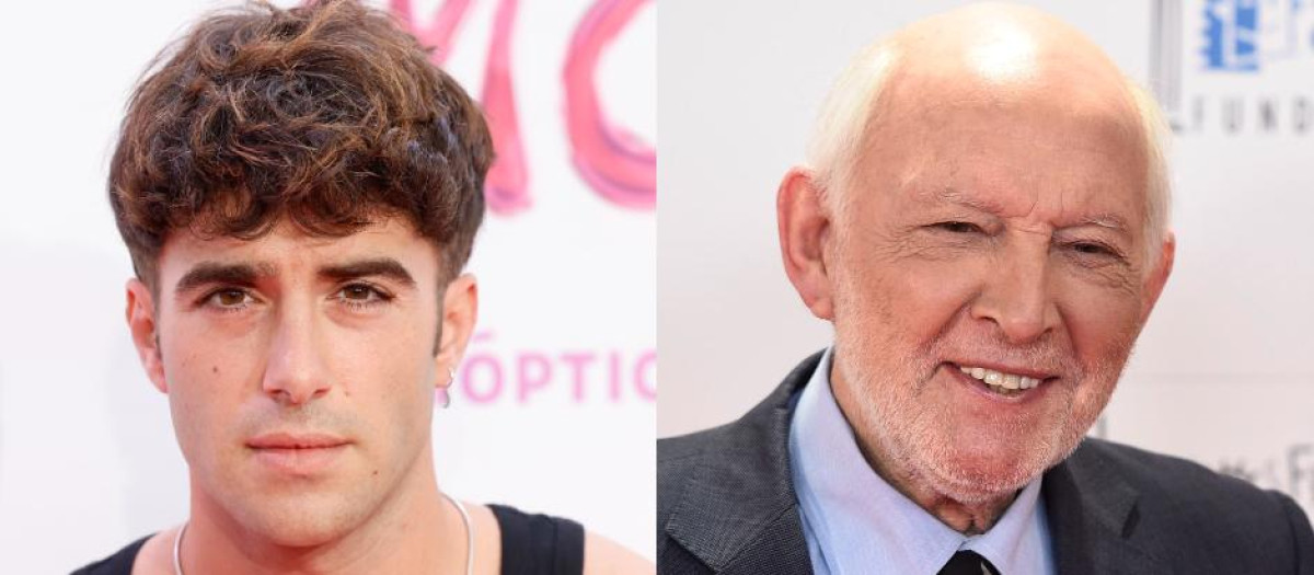 El cantante Álvaro de Luna, a la izquierda, y el actor Álvaro de Luna, fallecido en 2018, a la derecha