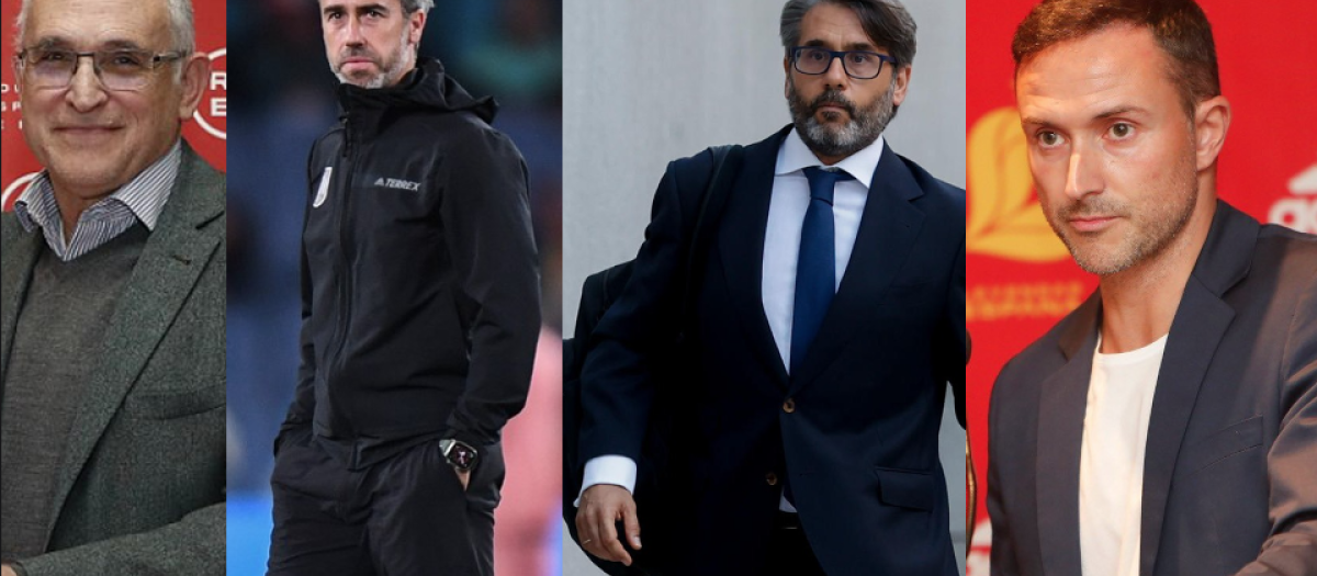 Andreu Camps, Jorge Vilda, Miguel García Caba y Pablo García Cuervo