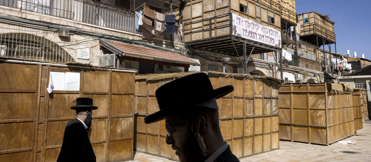 Judíos ultraortodoxos en el barrio de Mea Shearim, Jerusalén