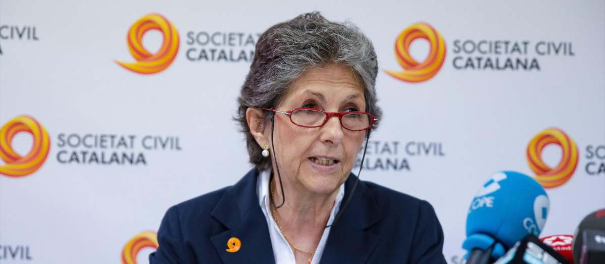 La presidenta de Sociedad Civil Catalana, Elda Mata