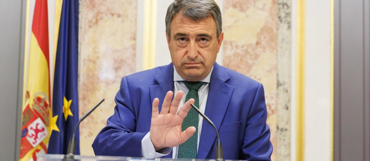 El portavoz del PNV en el Congreso, Aitor Esteban