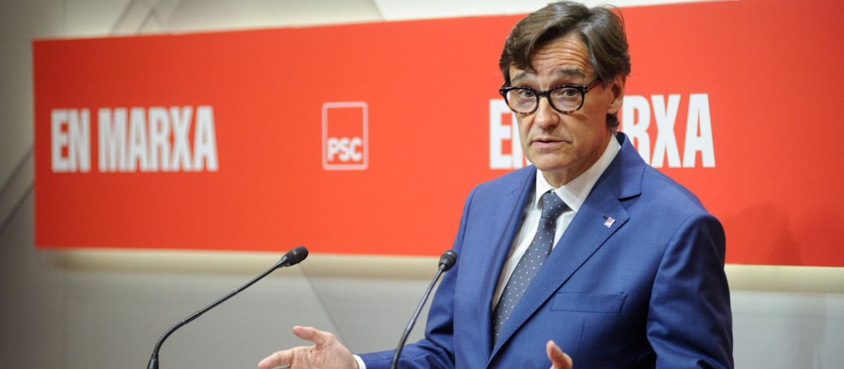 Salvador Illa, líder del PSC