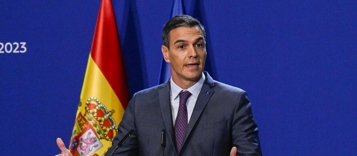 El presidente del Gobierno en funciones, Pedro Sánchez