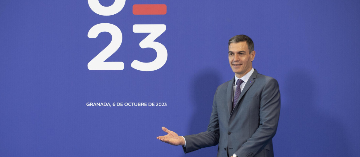Pedro Sánchez, este viernes en Granada