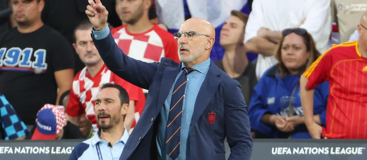 Luis de la Fuente ha equiparado el número de futbolistas de Real Madrid y Barcelona