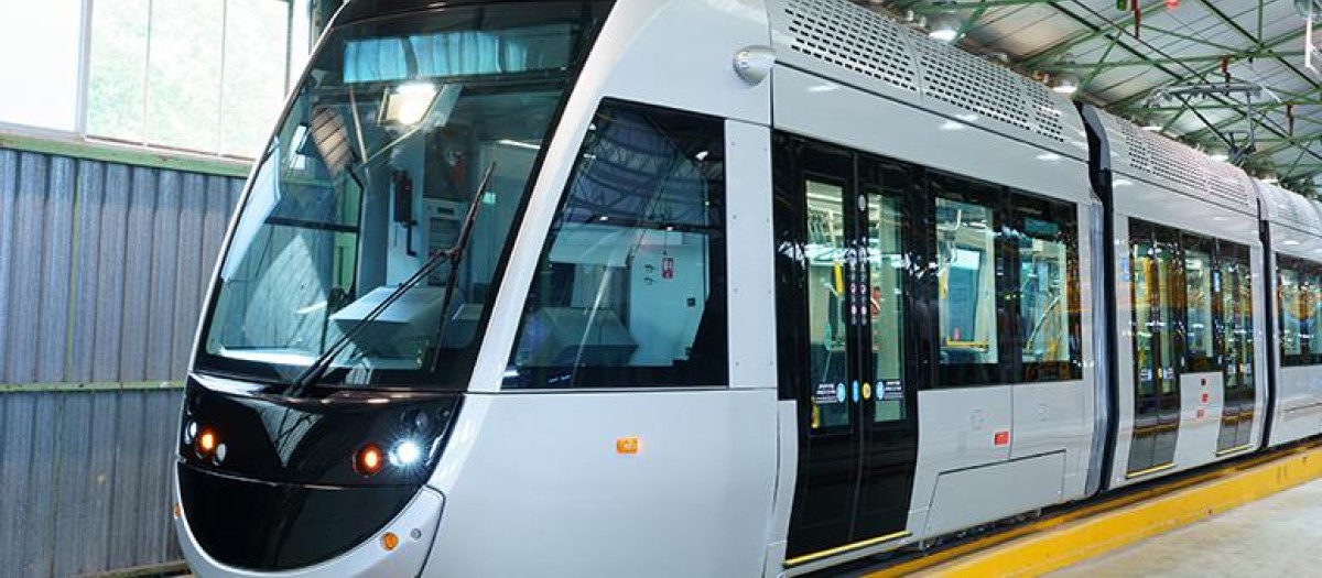 El tranvía de CAF en Jerusalén.