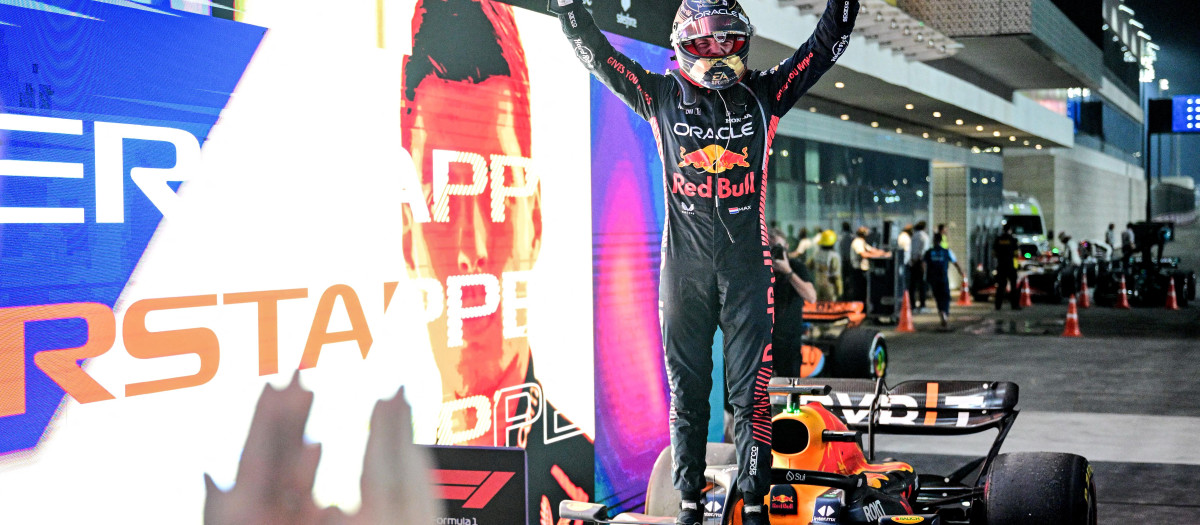 El momento en el que Verstappen se proclamó otra vez campeón del mundo de F1