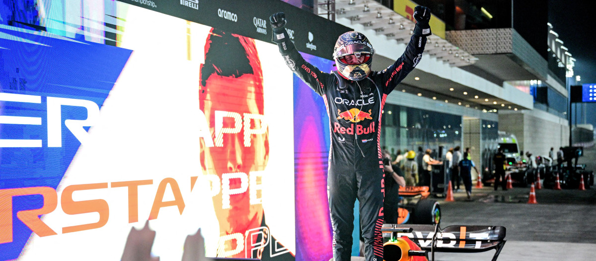 El momento en el que Verstappen se proclamó otra vez campeón del mundo de F1
