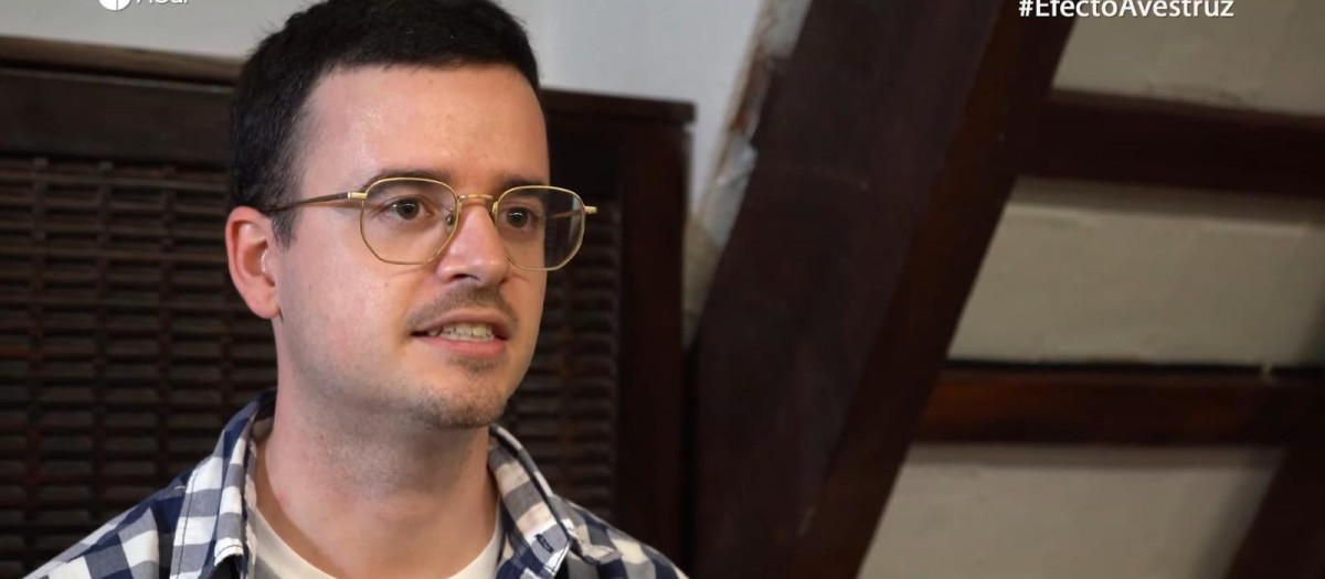 Luis Meseguer, durante su entrevista