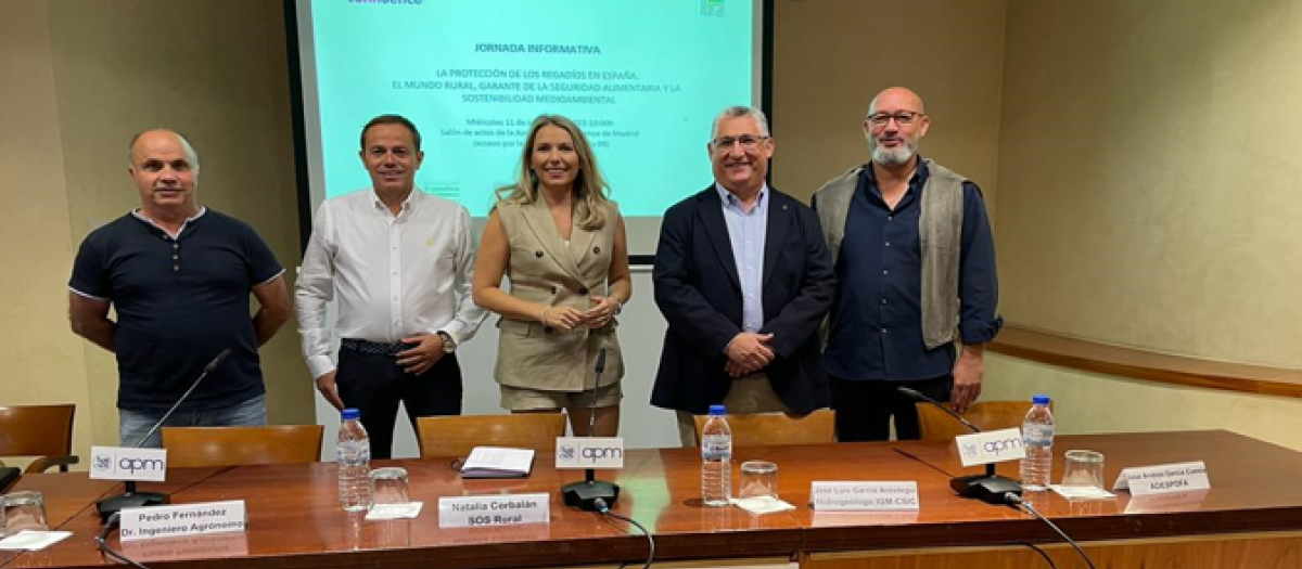 Rueda de prensa de SOS Rural este miércoles en Madrid