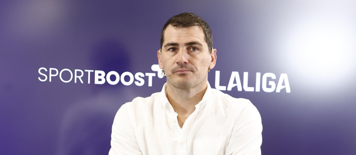 Iker Casillas, en un acto reciente de LaLiga en Madrid