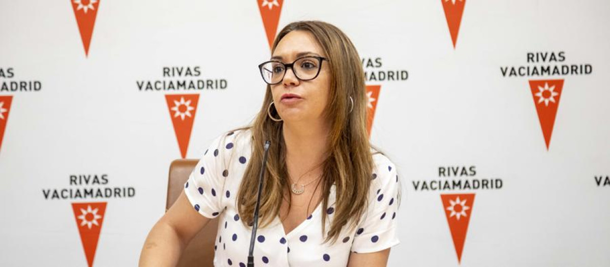 La alcaldesa de Rivas Vaciamadrid,  Aída Castillejo