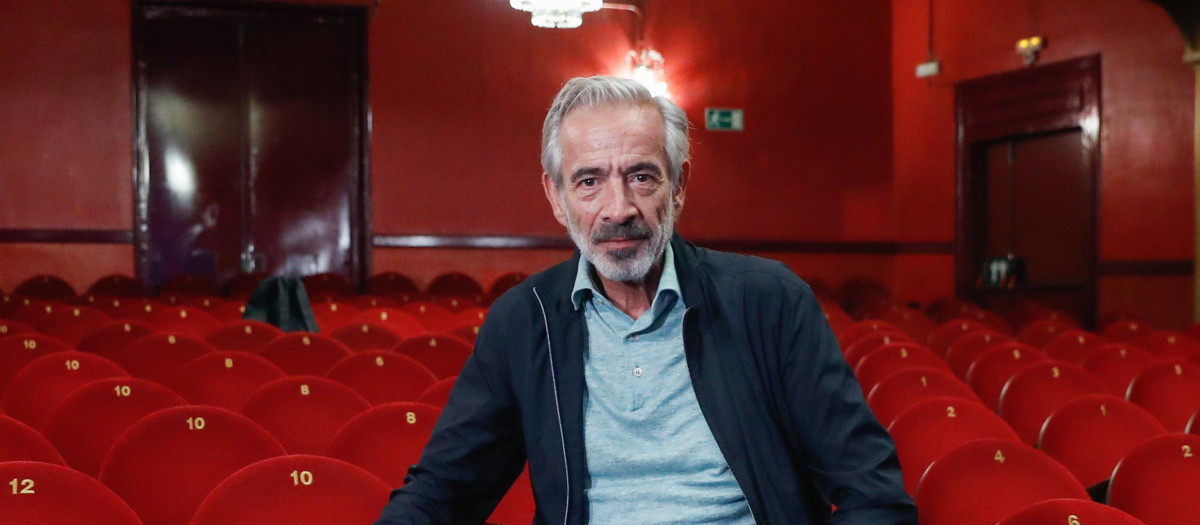El actor, Imanol Arias, en la promoción de Muerte de un Viajante