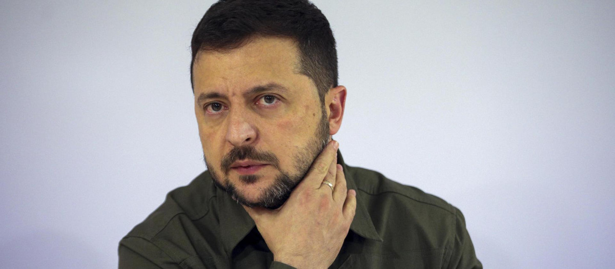 El presidente de Ucrania Volodímir Zelenski