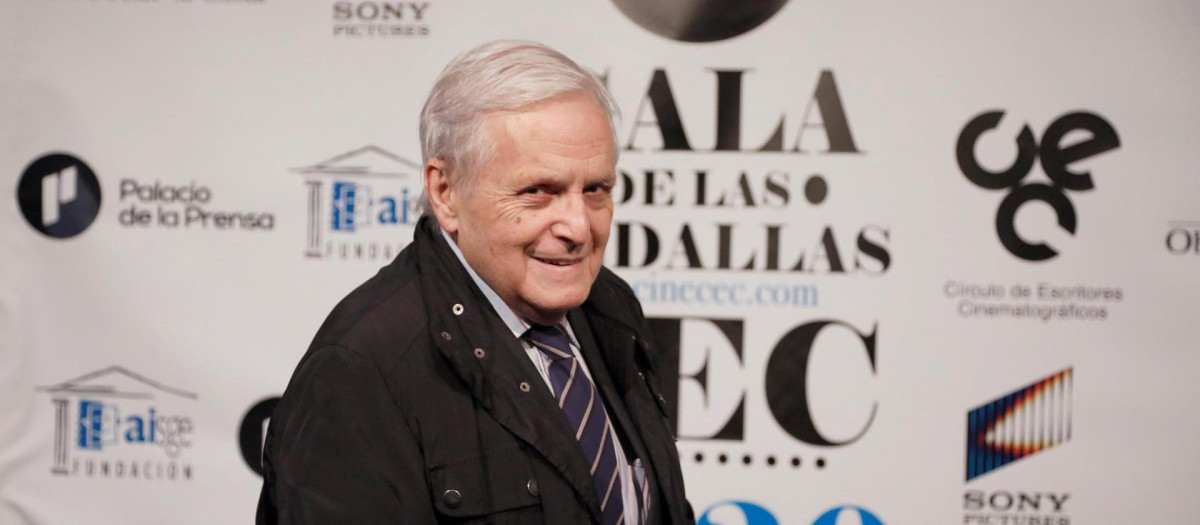 Imagen de archivo del periodista y crítico de cine, Carlos Pumares, fallecido a los 80 años de edad