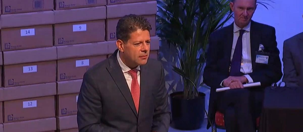 El ministro principal de Gibraltar, Fabián Picardo, tras ganar las elecciones