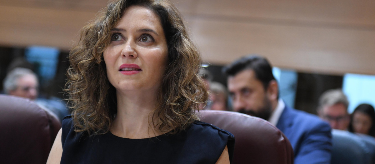 La presidenta de la Comunidad de Madrid, Isabel Díaz Ayuso