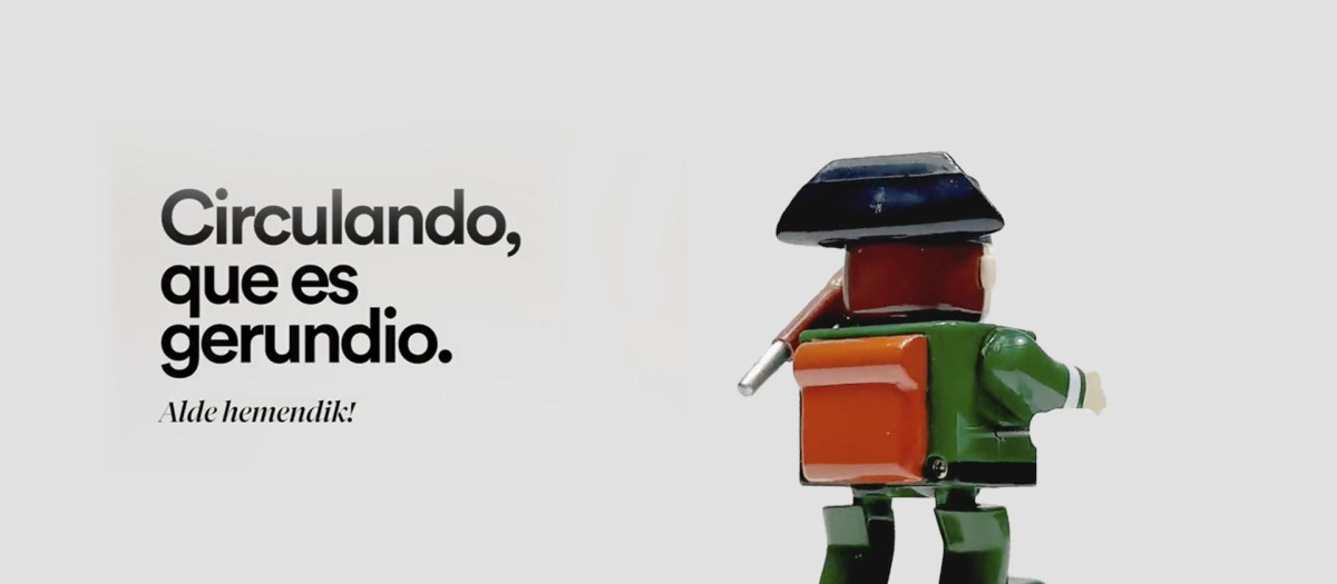 La imagen distribuida por Bildu en redes sociales el 12 de octubre