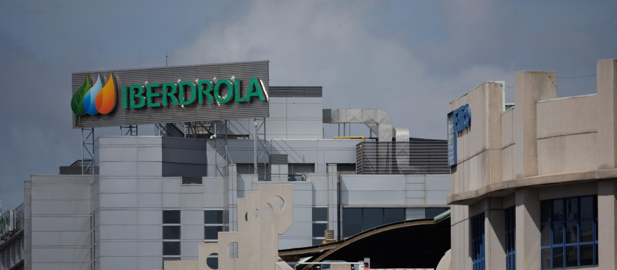Fachada de la sede de Iberdrola en Madrid.