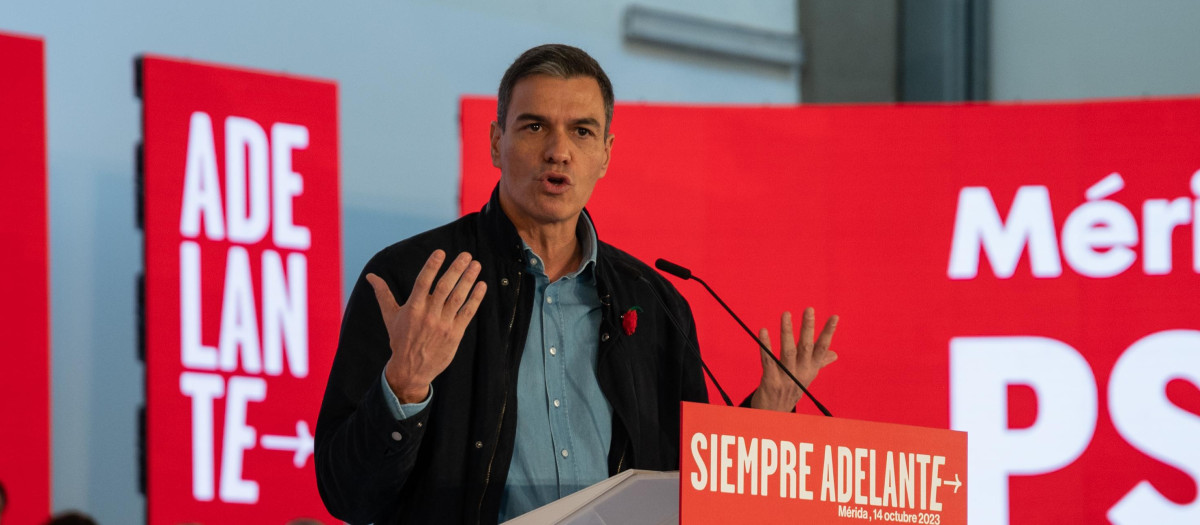 El presidente del Gobierno en funciones, Pedro Sánchez