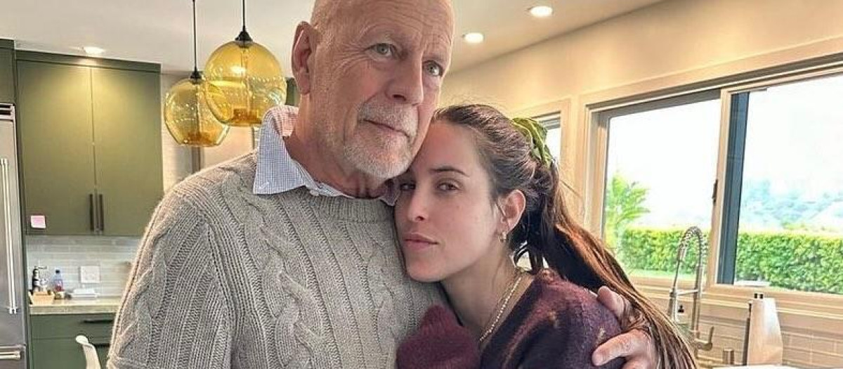 Bruce Willis, junto a su hija Scout Larue