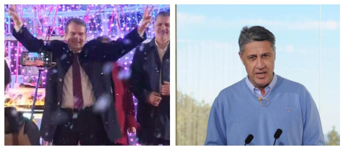 Los alcaldes de Vigo, Abel Caballero (izquierda), y Badalona, González Albiol (derecha)