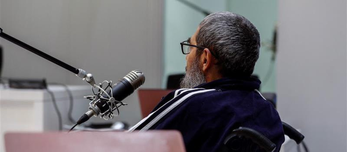 El ahora detenido, Mustafá Amaya, durante el juicio en la Audiencia Nacional que le condenó a 8 años de prisión en 2018