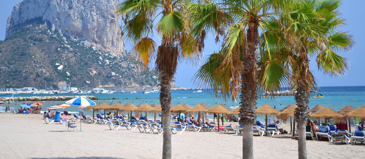 Una playa de Alicante