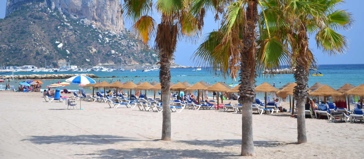 Una playa de Alicante