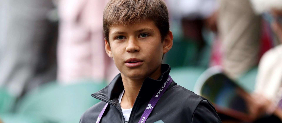 Jaime Alcaraz, en Wimbledon 2023