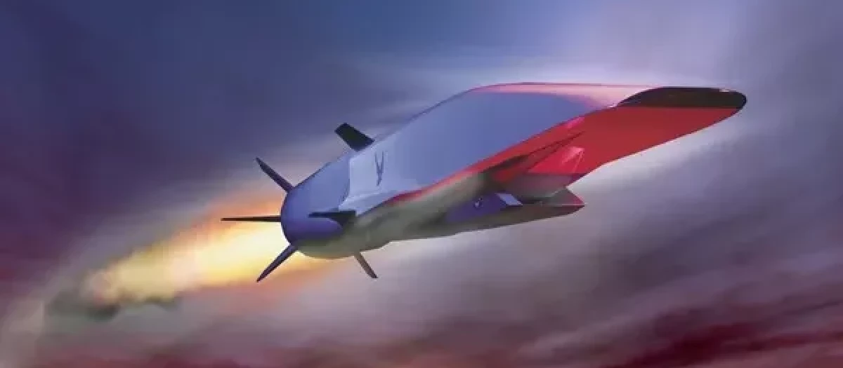 Ilustración del X-51A Waverider, un proyecto de avión hipersónico de la Fuerza Aérea de EE.UU.