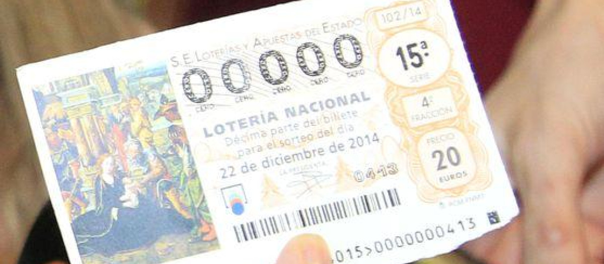 El número 00000 de la Lotería de Navidad